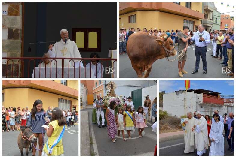 Misa, desfile del ganado y procesión religiosa (Foto TA)